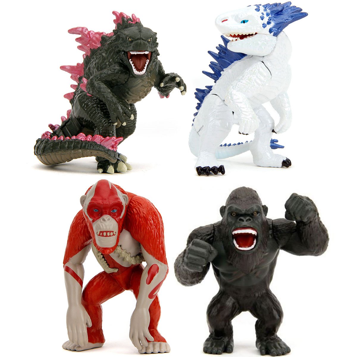Godzilla x Kong Wave 1 MetalFigs 2 1/2-Inch Die-Cast Metal Mini-Figure Half Case
