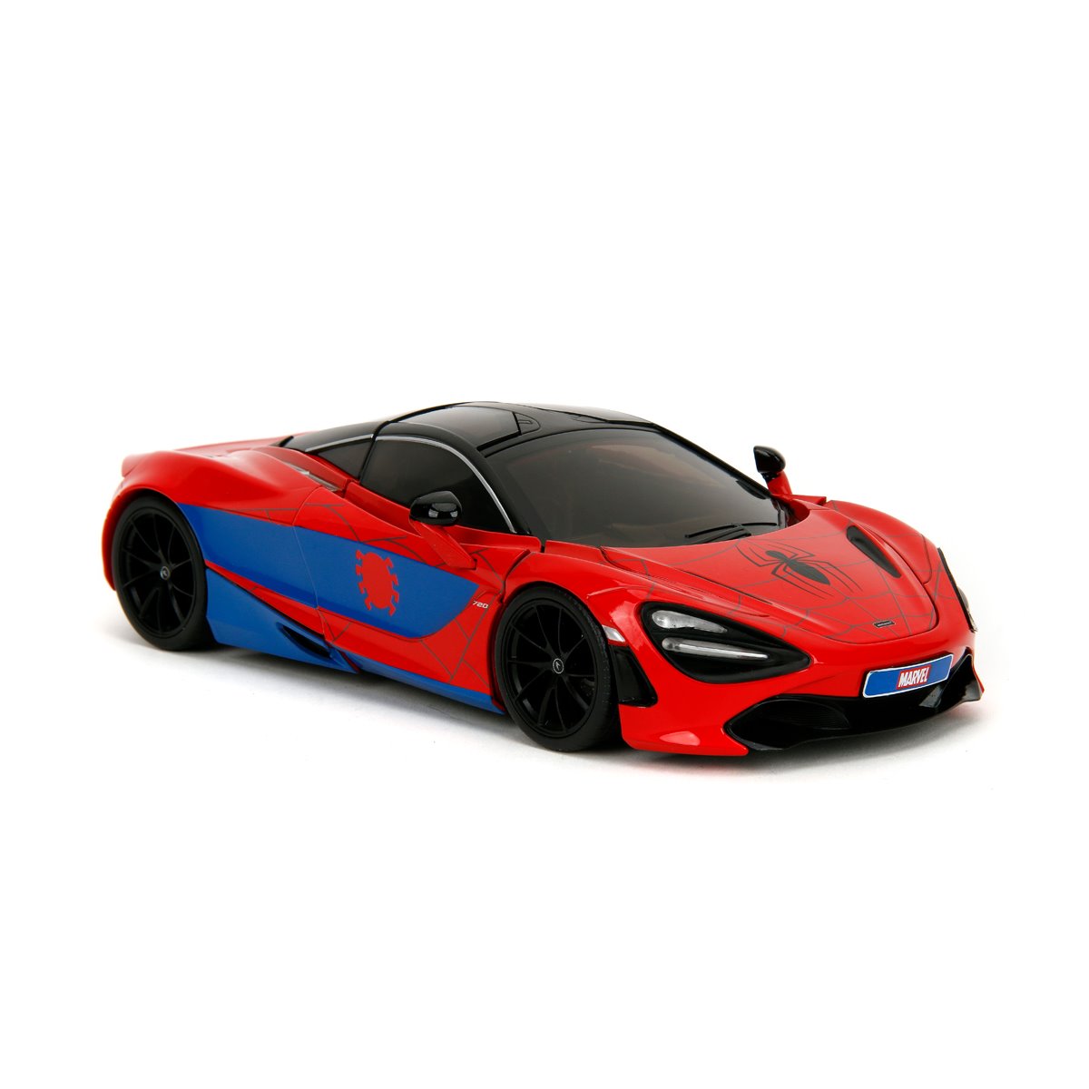 Hollywood Rides Marvel Spider-Man McLaren 720S 1:24 Scale Die-Cast Metal Vehicle with Spider-Man Figure