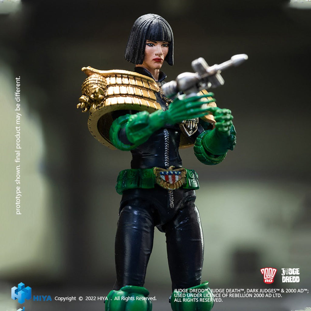 Judge Dredd Judge Hershey Exquisite Mini Series 1:18 Scale Action Figure