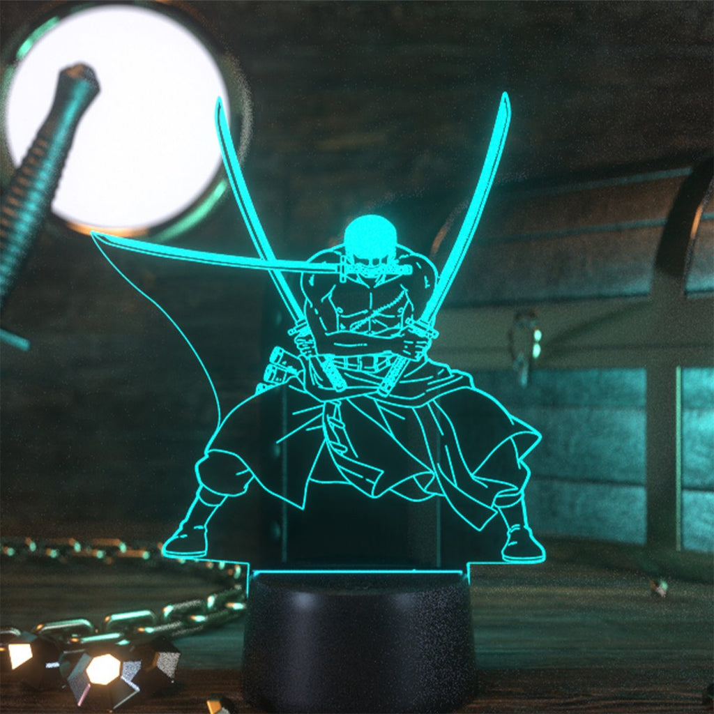 One Piece Zoro Otaku Lamp