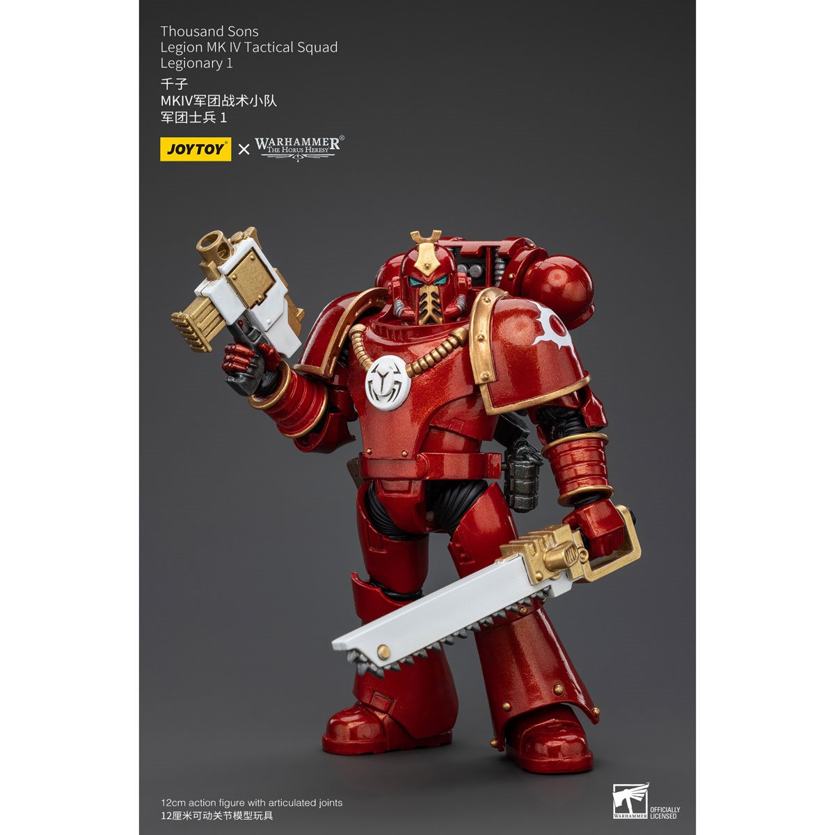 Joy Toy Warhammer 40,000 Thousand Sons Legion MK IV Tactital Squad Legionary 1 1:18 Scale Action Figure