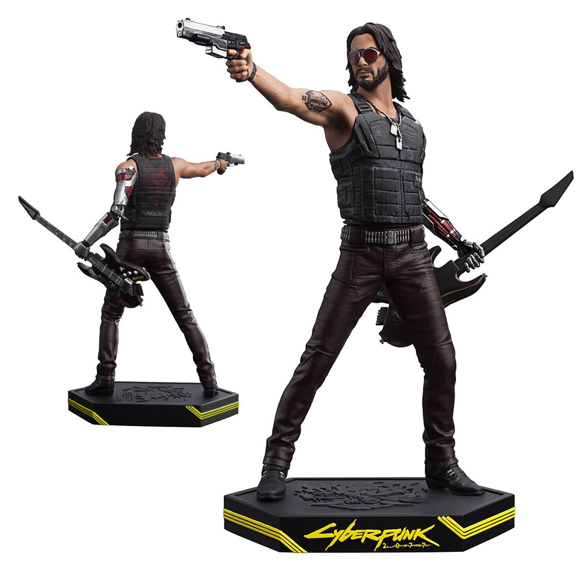 Cyberpunk 2077 Johnny Silverhand Statue