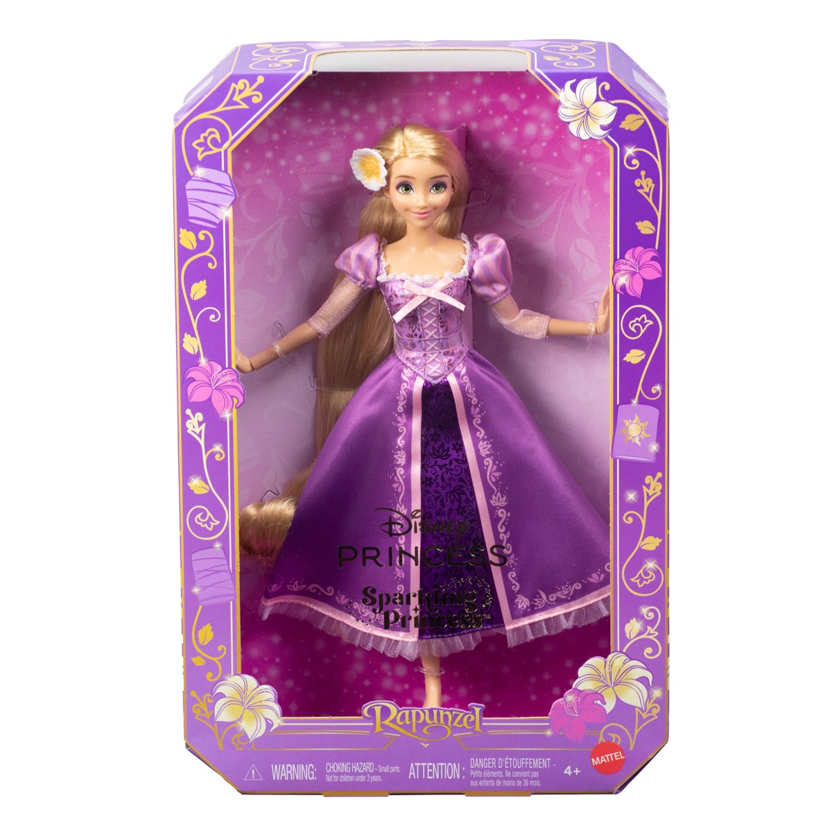 Disney Princess Sparkling Princess Rapunzel Fashion Doll