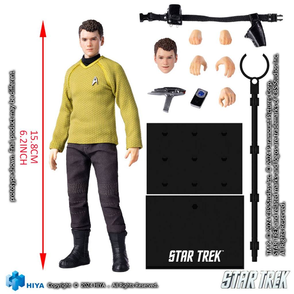Star Trek 2009 Chekov Exquisite Super Series 1:12 Scale Action Figure