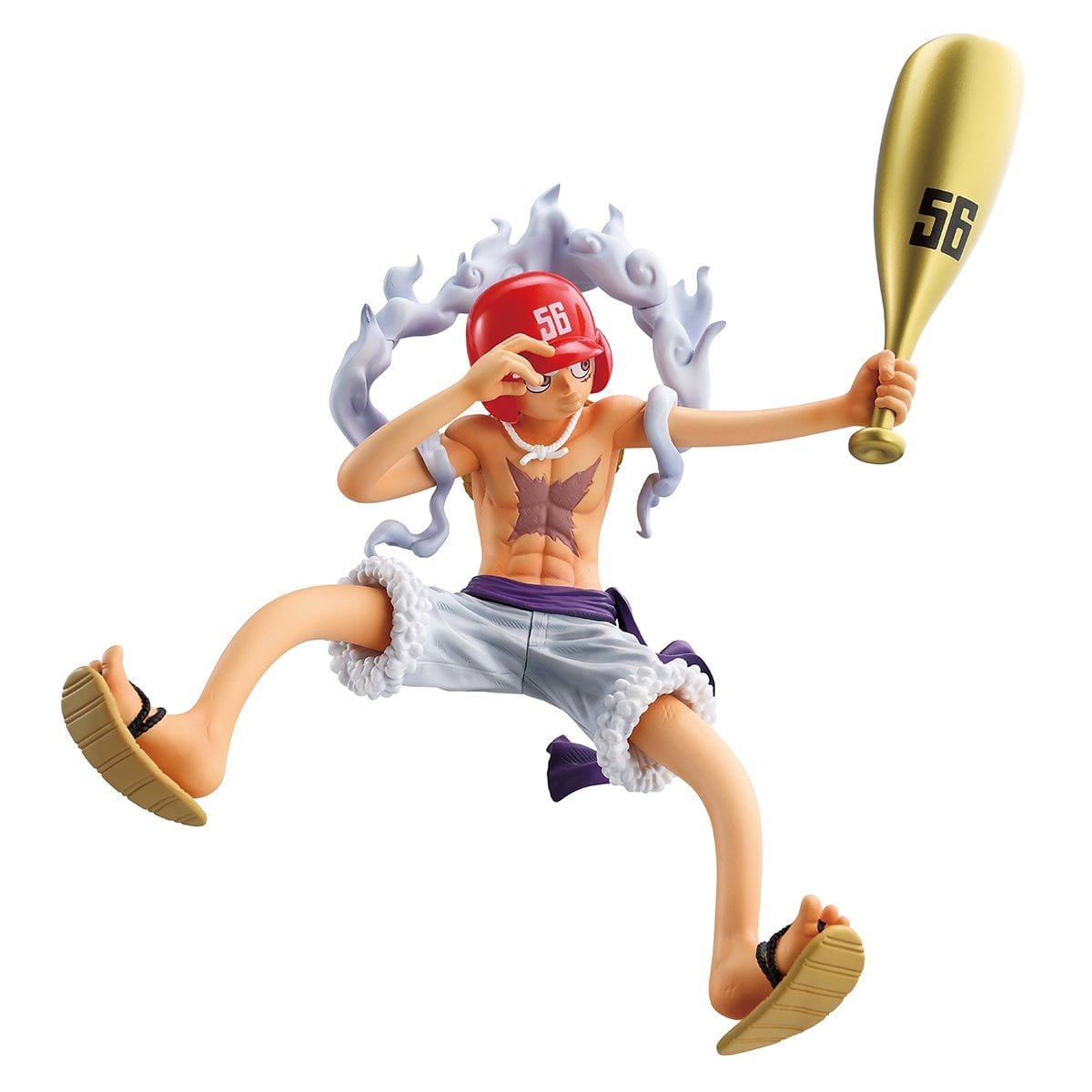 One Piece Monkey D. Luffy Gear 5 Baseball Version The Future of Imagination Masterlise Expiece Ichibansho Statue