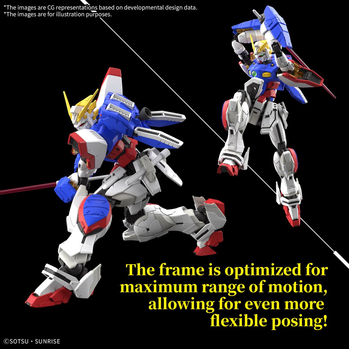 Mobile Fighter G Gundam Shining Gundam Real Grade 1:144 Scale Model Kit