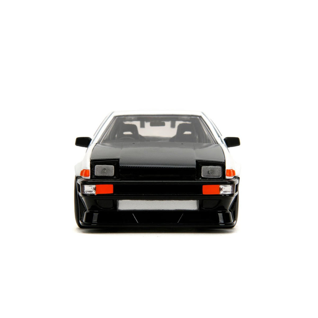 JDM Tuners 1986 AE86 Toyota Trueno White 1:24 Scale Die-Cast Metal Vehicle