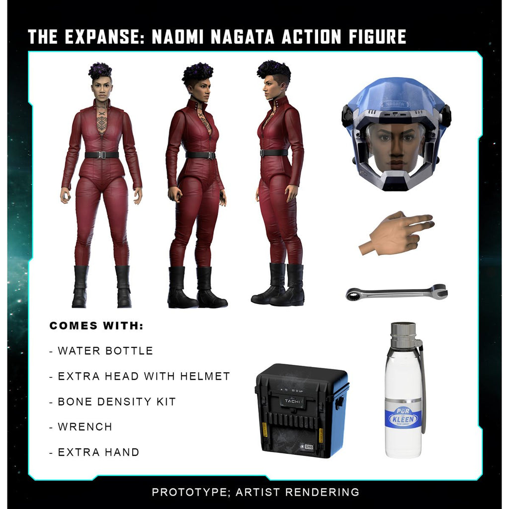 The Expanse Naomi Nagata 1:12 Scale Action Figure