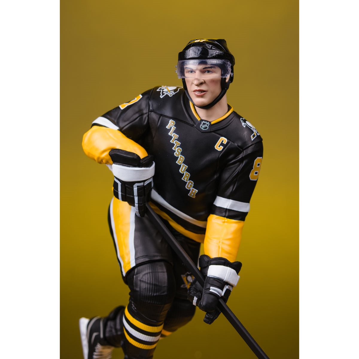 NHL SportsPicks Pittsburgh Penguins Sidney Crosby Alternate Jersey 7-Inch Posed Figure