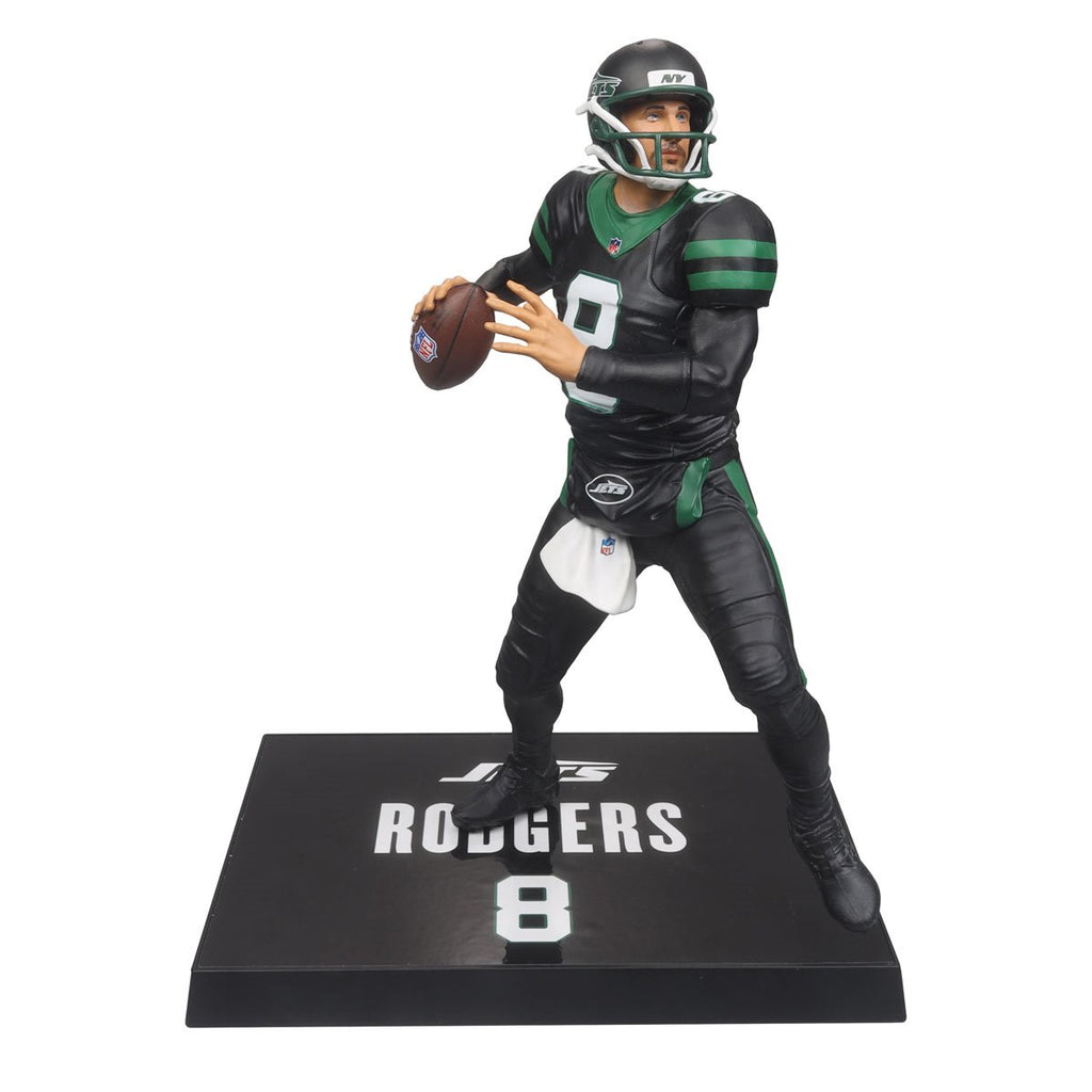 NFL SportsPicks 2024 Wave 2 New York Jets Aaron Rodgers 7-Inch Scale Posed Figure