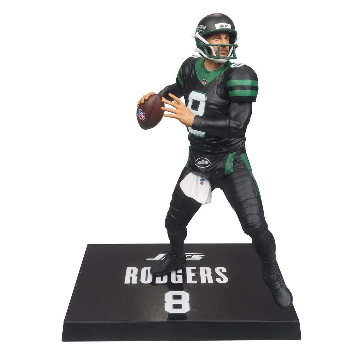 NFL SportsPicks 2024 Wave 2 New York Jets Aaron Rodgers 7-Inch Scale Posed Figure