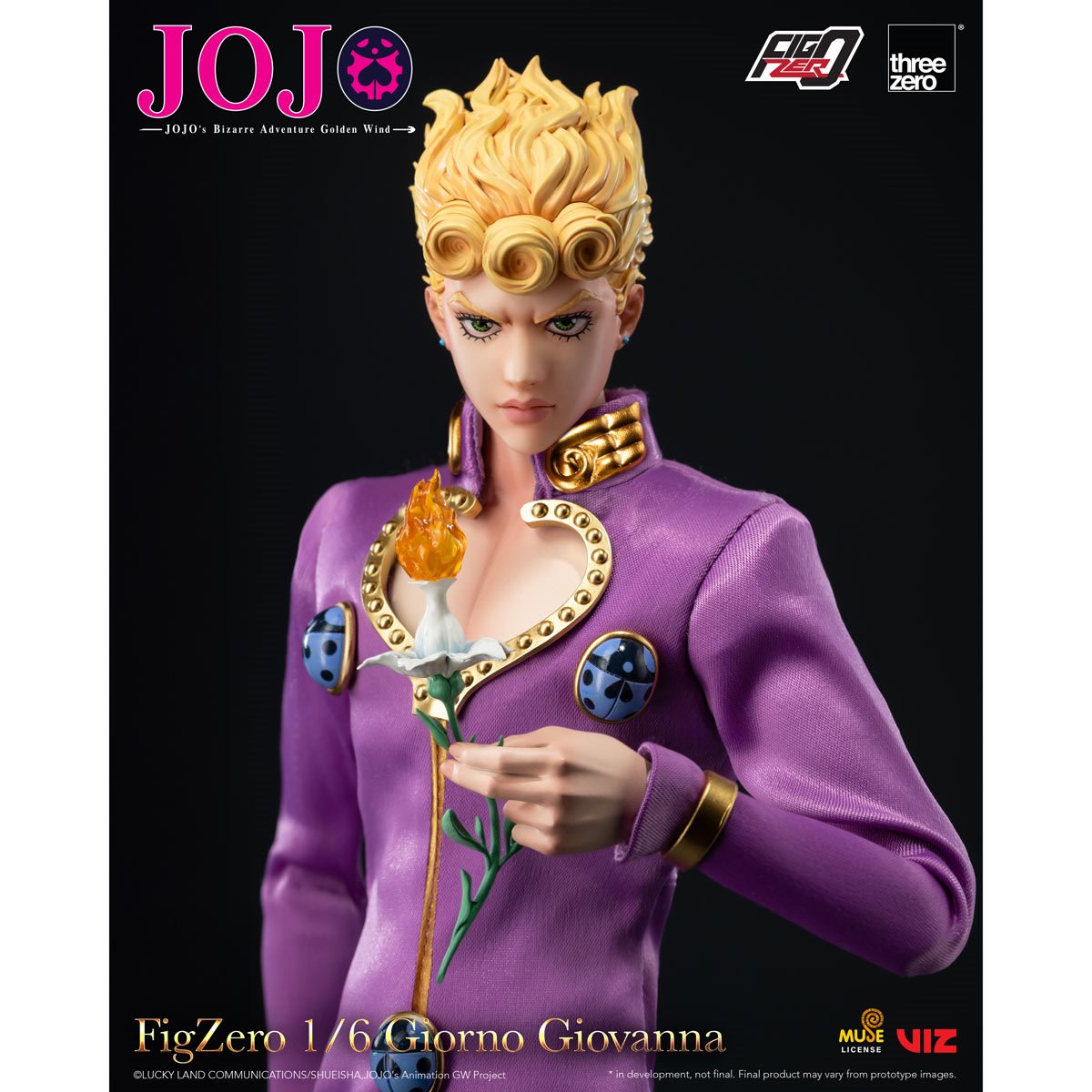 JoJos Bizarre Adventure: Golden Wind Giorno Giovanna FigZero 1:6 Scale Action Figure