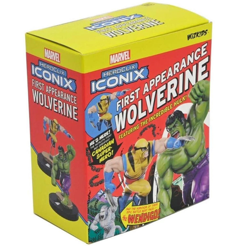 Marvel HeroClix Iconix: Wolverine First Appearance Mini-Figure 3-Pack