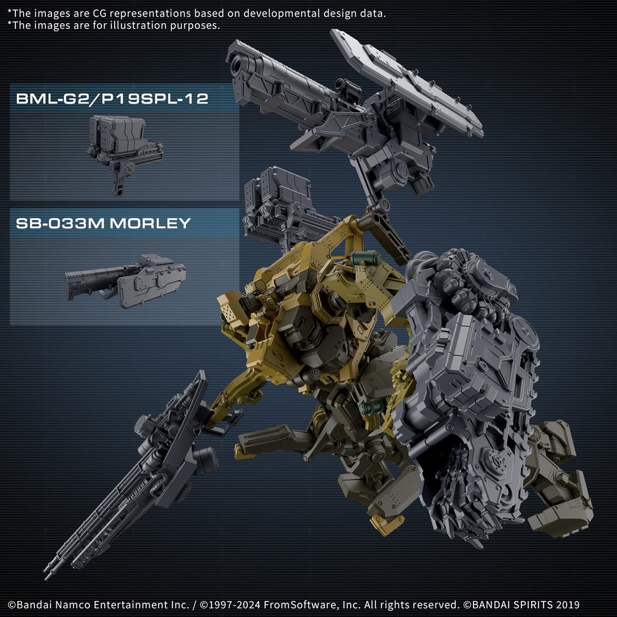 30 Minutes Missions Armored Core VI: Fires of Rubicon Rad CC-3000 Wrecker Milk Tooth Model Kit