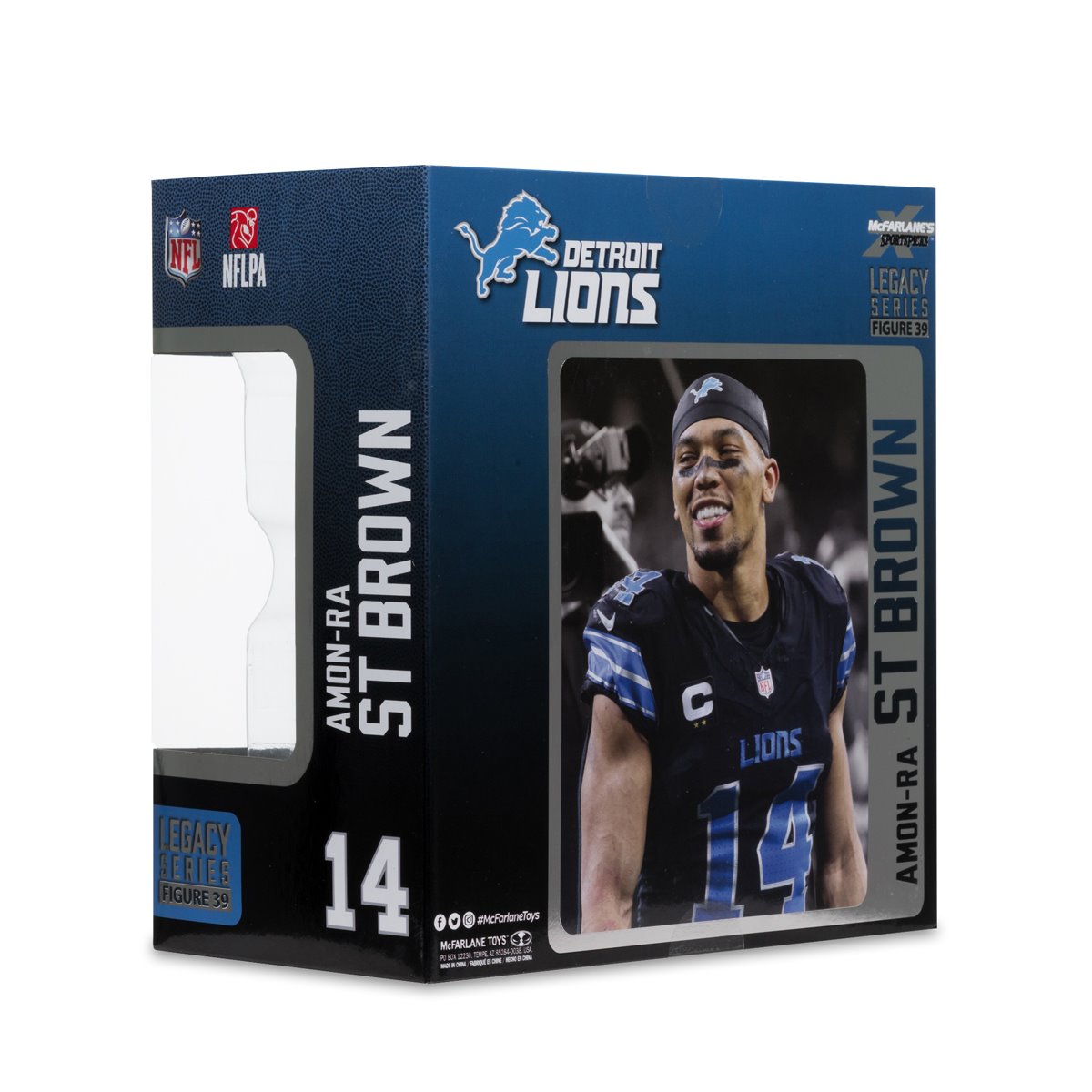 NFL SportsPicks 2025 Detroit Lions Amon-Ra St. Brown 7-Inch Scale Posed Figure