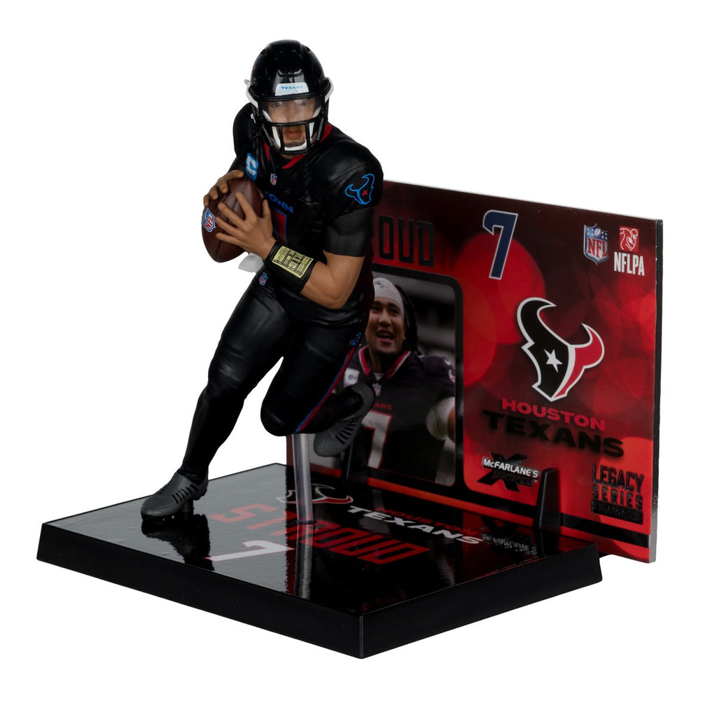 NFL SportsPicks 2025 Houston Texans C.J. Stroud Alternate Jersey 7-Inch Scale Posed Figure