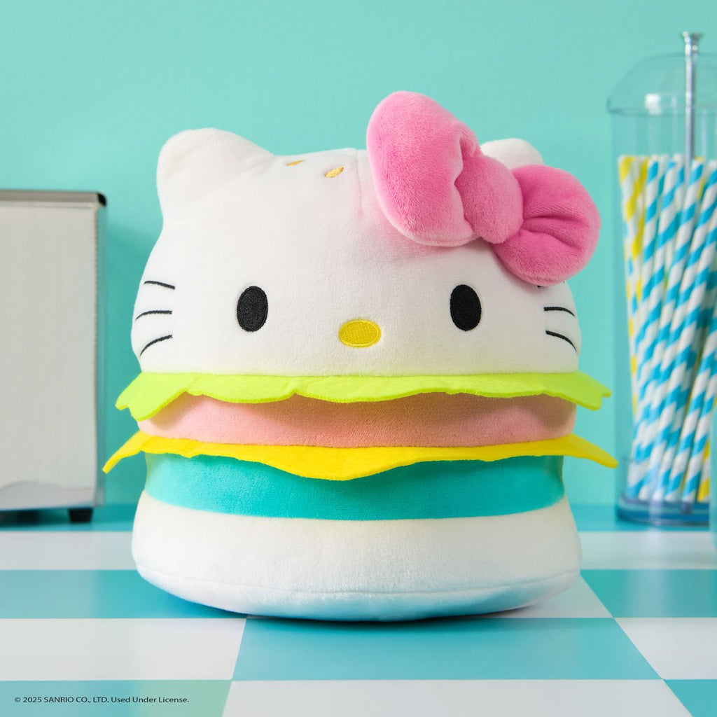 Sanrio Hello Kitty Hamburger 8-Inch Plush