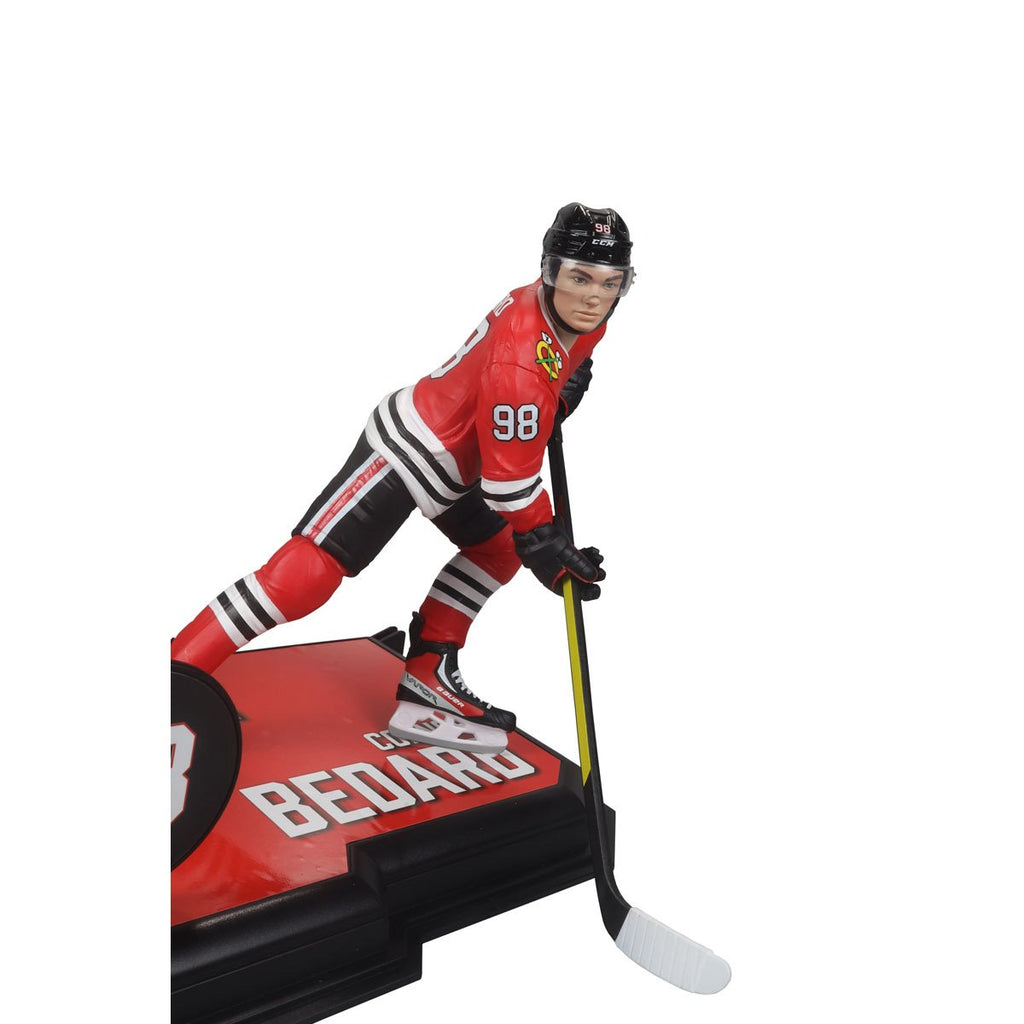 NHL SportsPicks Chicago Blackhawks Connor Bedard 2 7-Inch Scale Posed Figure Case of 6