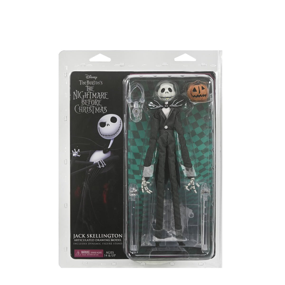 The Nightmare Before Christmas Jack Skellington with Pumpkin Articulated Action Figure
