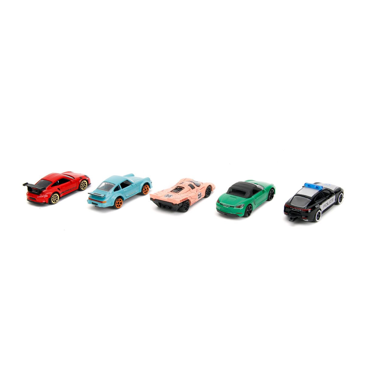 Majorette Porsche 1:64 Scale Die-Cast Metal Vehicle Wave 2 5-Pack