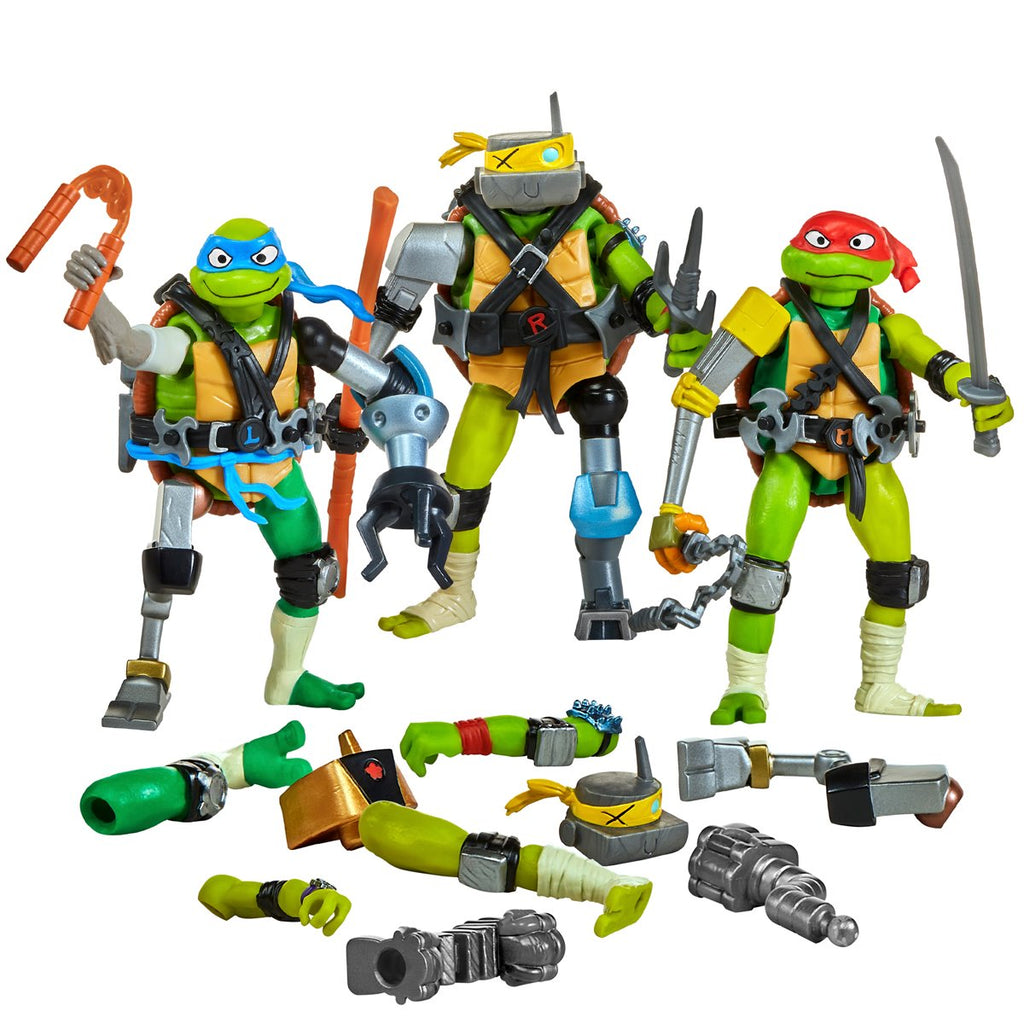 Tales of the Teenage Mutant Ninja Turtles Mix N Match Turtles Action Figure 4-Pack