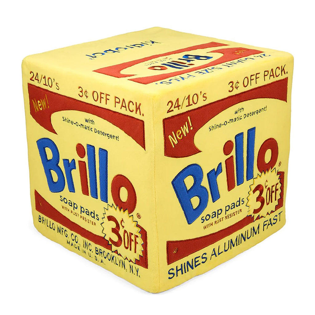 Andy Warhol Yellow Brillo Box 12-Inch Plush