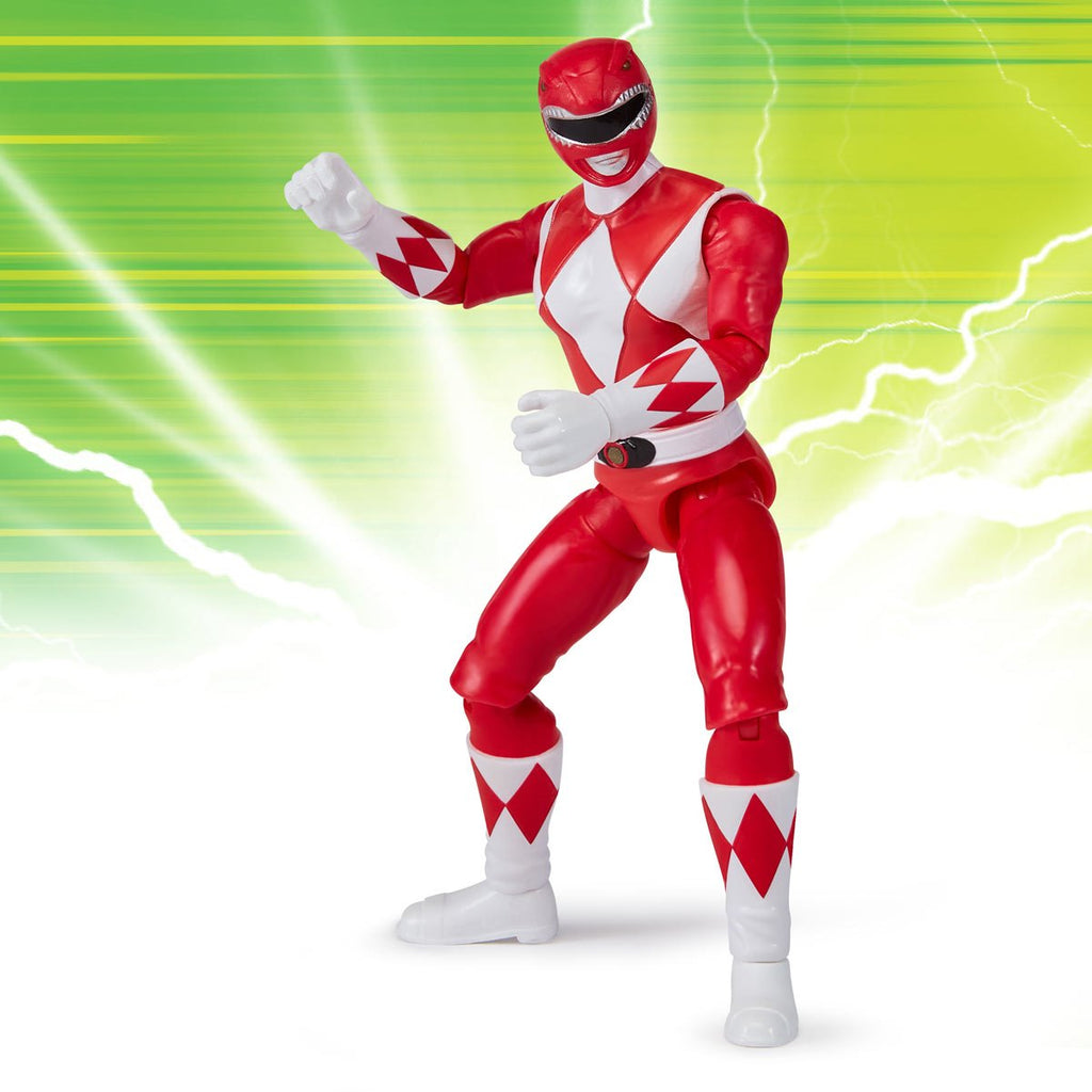 Mighty Morphin Power Rangers: Re-Ignition Tyrannosaurus Battle Bike Vehicle with Red Ranger Action Figure