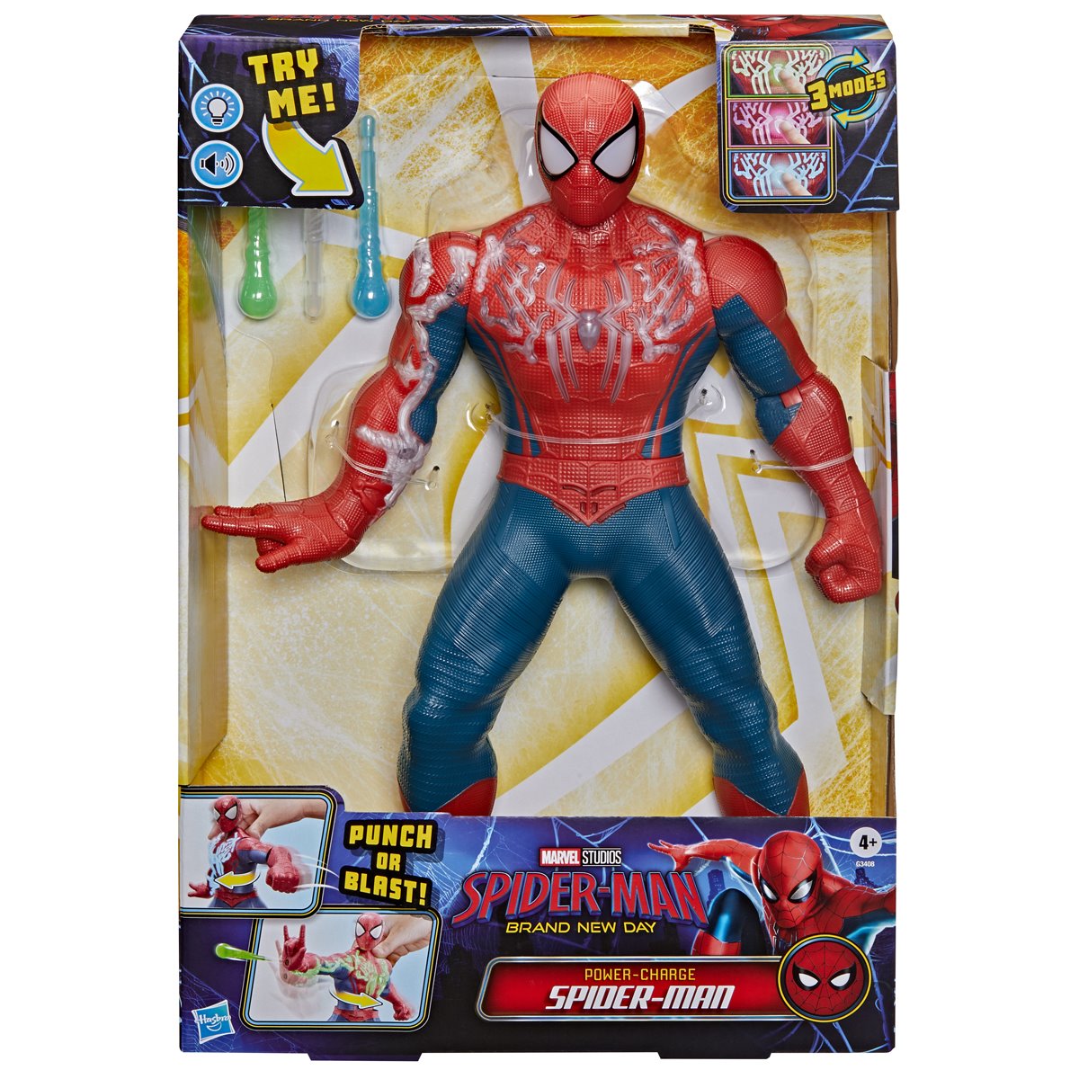 Spider-Man Brand New Day Power Charge Spider-Man Action Figure