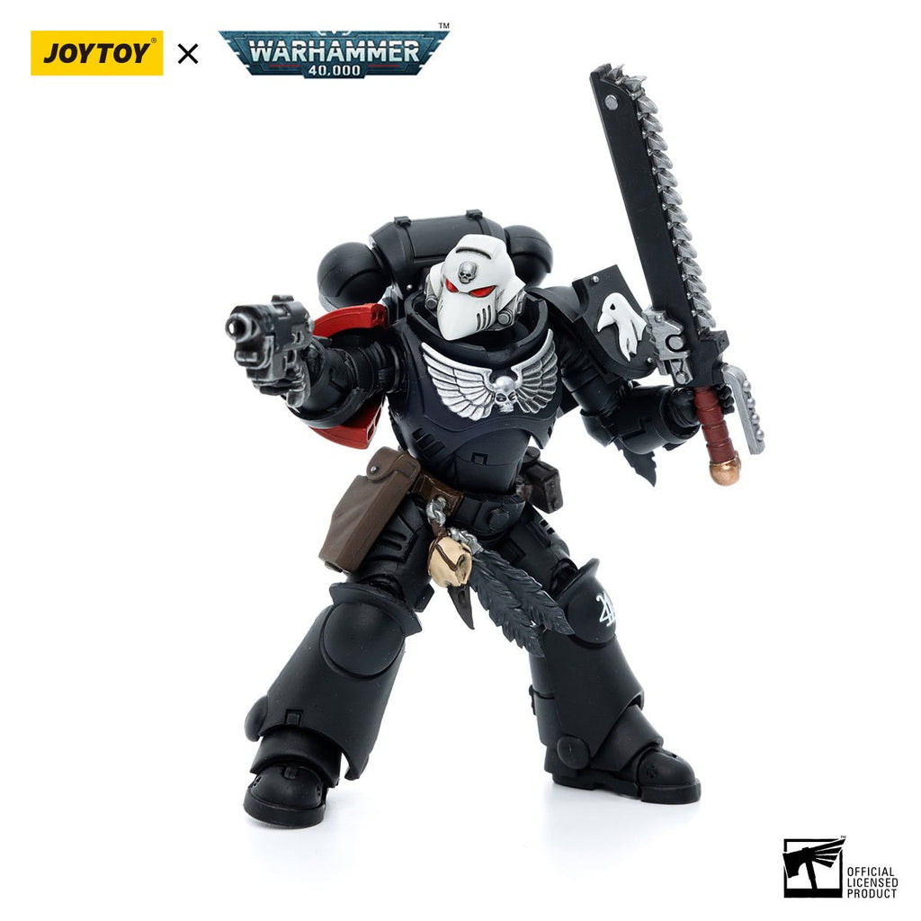 Joy Toy Warhammer 40,000 Raven Guard Intercessors Sergeant Rychas 1:18 Scale Action Figure