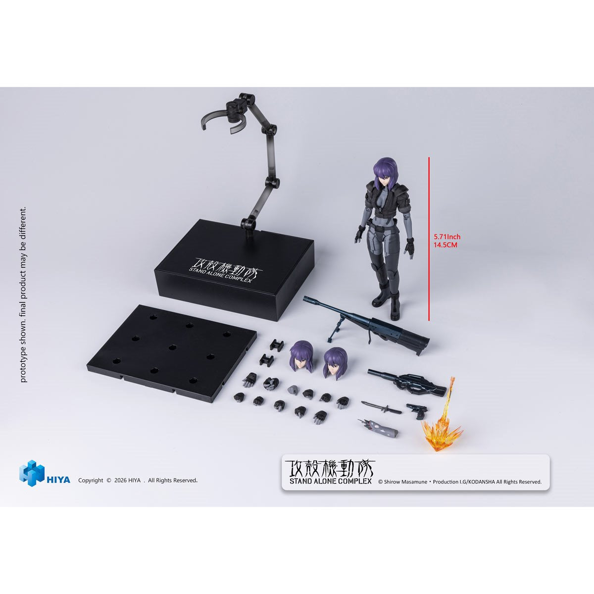 Ghost in the Shell: Stand Alone Complex Motoko Kusanagi Combat Suit Exquisite Super Series 1:12 Scale Action Figure
