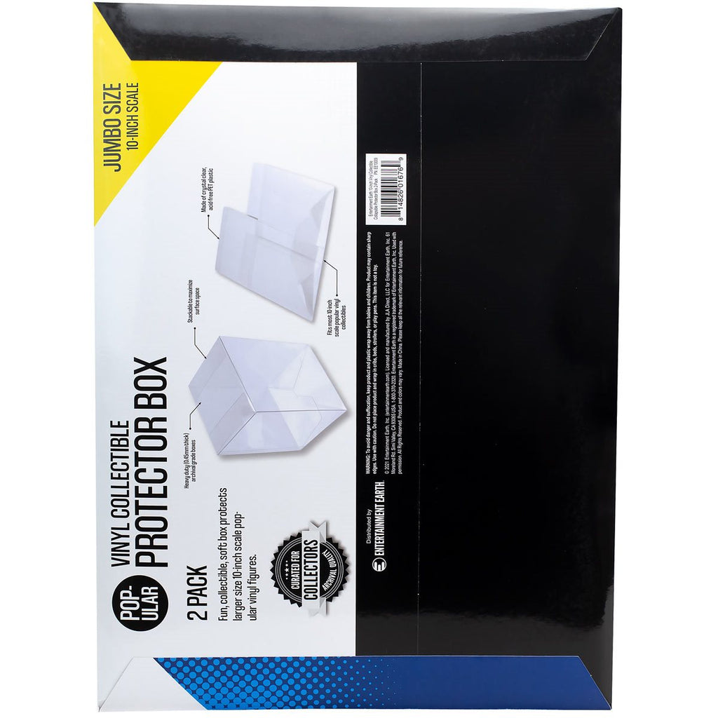 Entertainment Earth 10-Inch Vinyl Collectible Soft Collapsible Protector Box 2-Pack