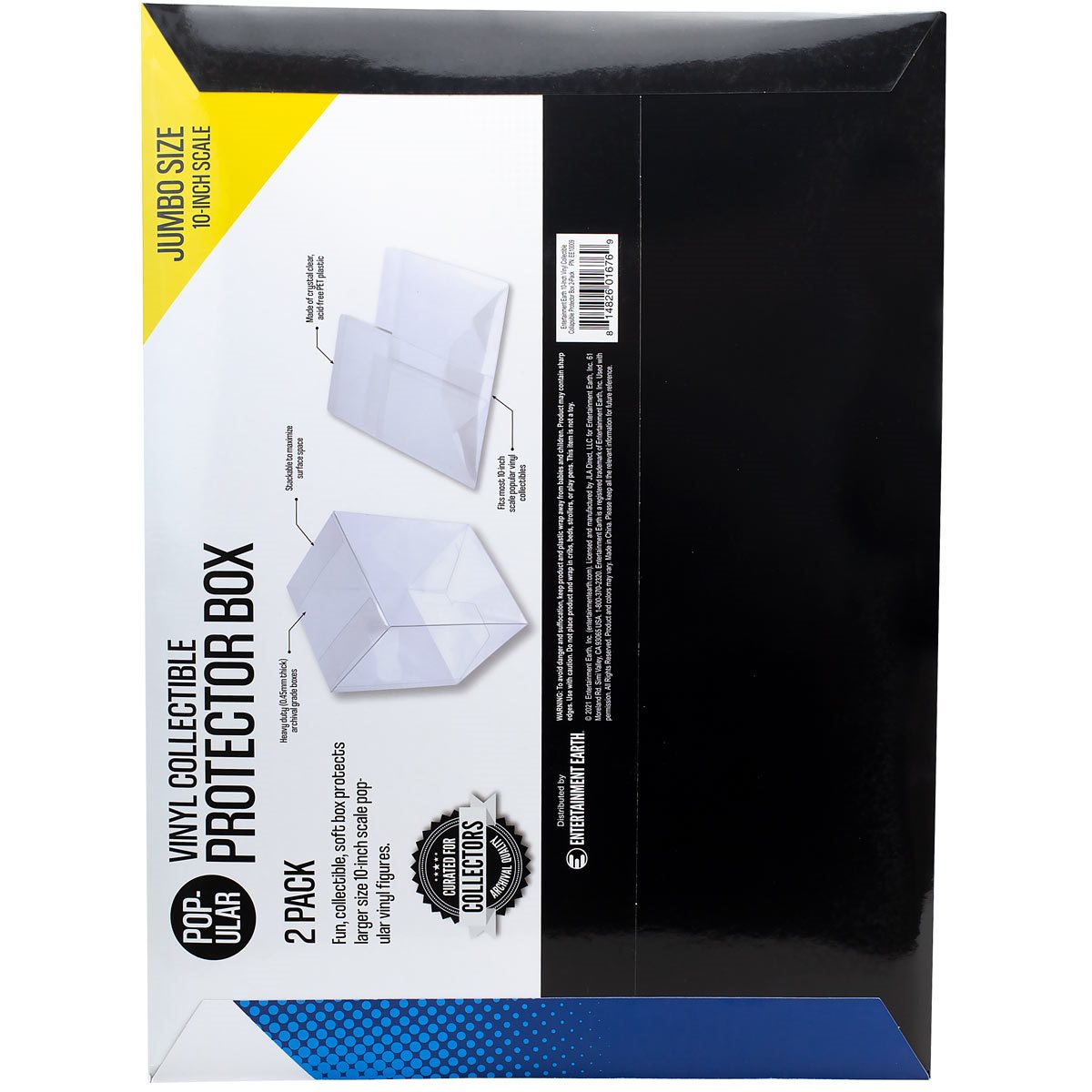 Entertainment Earth 10-Inch Vinyl Collectible Soft Collapsible Protector Box 2-Pack