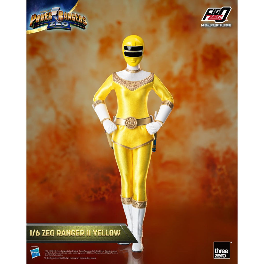 Power Rangers Zeo Yellow Zeo Ranger II FigZero 1:6 Scale Action Figure