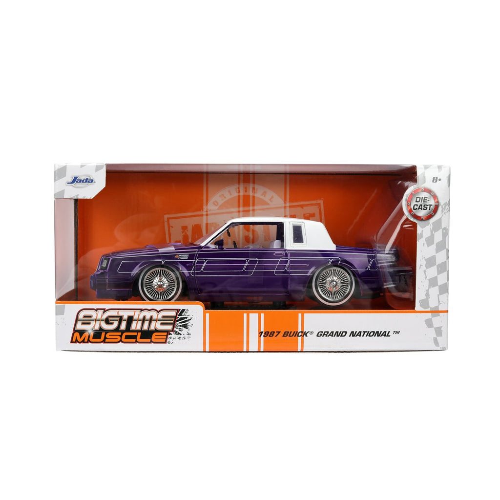Bigtime Muscle 1987 Buick Grand National Candy Purple 1:24 Scale Die-Cast Metal Vehicle