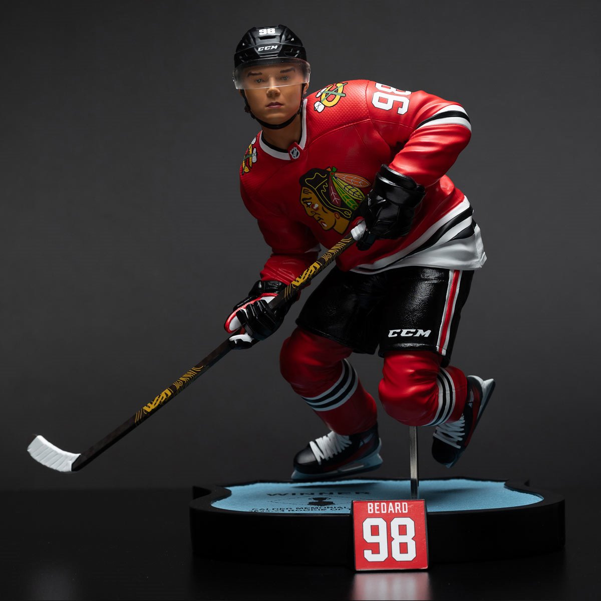NHL Chicago Blackhawks Connor Bedard 1:6 Scale Resin Statue