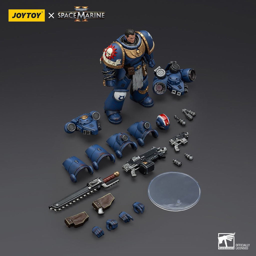 Joy Toy Warhammer Space Marine II Ultramarines Lieutenant Titus Collectors Edition 1:18 Scale Action Figure