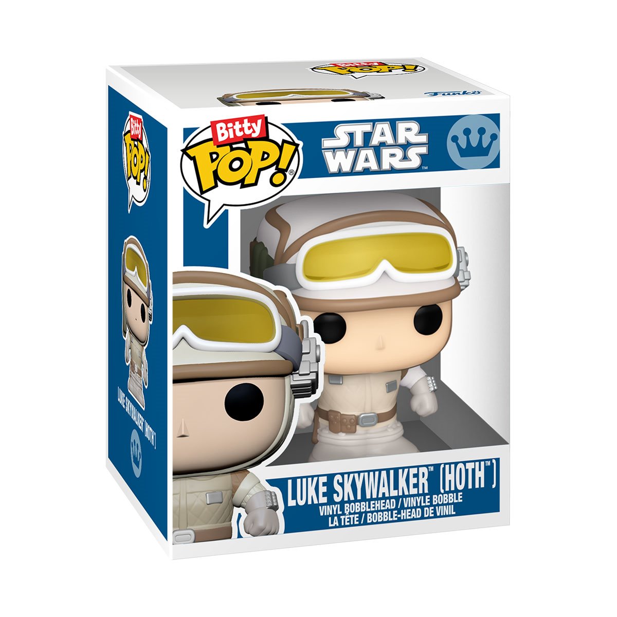 Star Wars: The Empire Strikes Back Luke Skywalker (Hoth) and Wampa Funko Bitty Pop! Mini-Figure 2-Pack