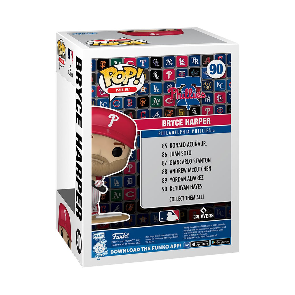 MLB Phillies Bryce Harper Funko Pop! Vinyl Figure #90