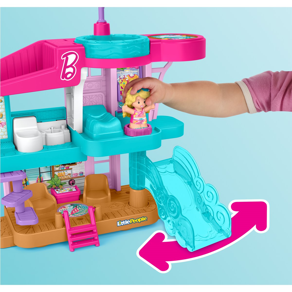 Barbie Little People Beach House Playset