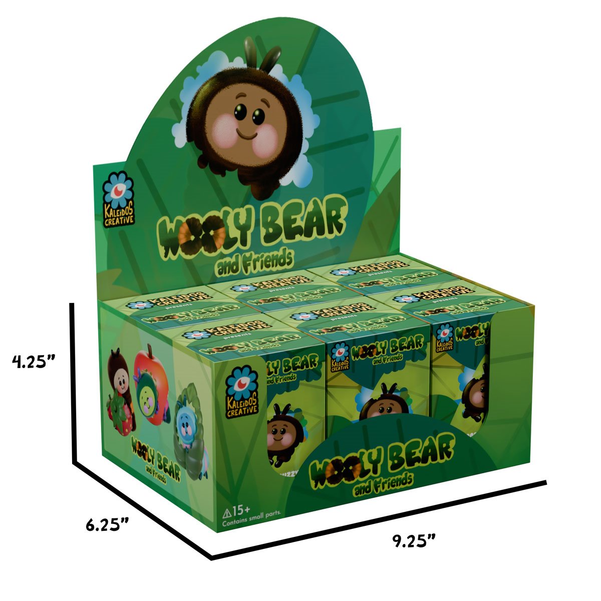 Wooly Bear and Friends Series 1 Blind-Box Mini-Figure Case of 6