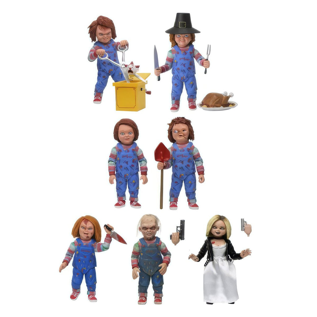 Child's Play 2 & Chucky TV Series 2 Good Guy 7-Inch Scale Action Figure Display Tray of 12