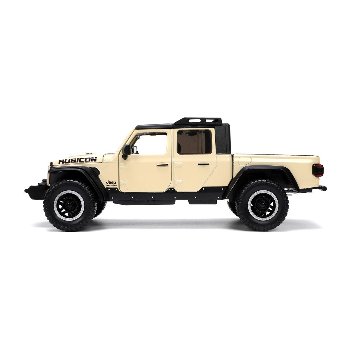 Just Trucks 2020 Jeep Gladiator Tan 1:24 Scale Die-Cast Metal Vehicle with Tire Rack