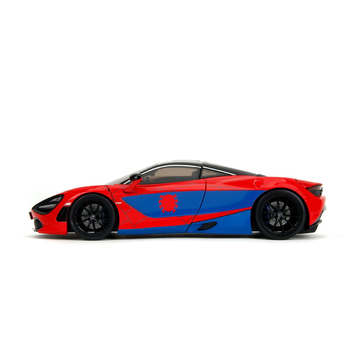 Hollywood Rides Marvel Spider-Man McLaren 720S 1:24 Scale Die-Cast Metal Vehicle with Spider-Man Figure