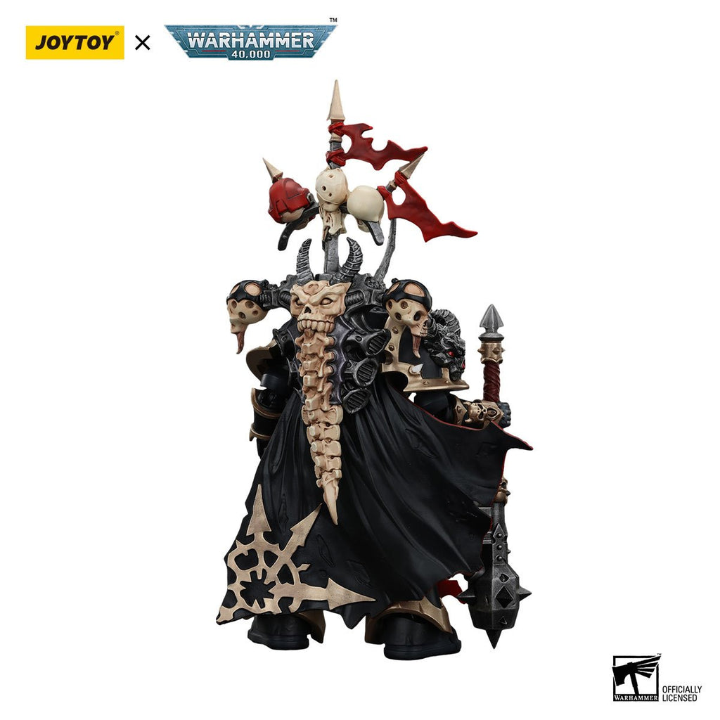 Joy Toy Warhammer 40,000 Chaos Space Marines Black Legion Chosen Champion Power Maul 1:18 Scale Action Figure