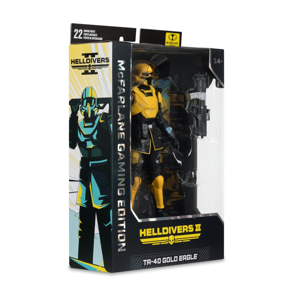 Helldivers II McFarlane Gaming Edition Wave 1 TR-40 Gold Eagle 7-Inch Action Figure