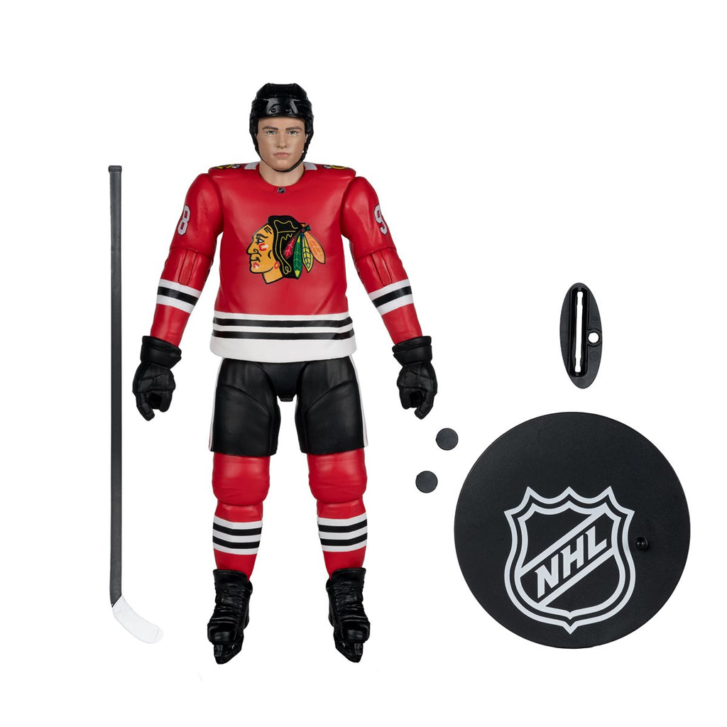 NHL McFarlanes SportsPicks Chicago Blackhawks Connor Bedard 6-Inch Scale Articulated Action Figure