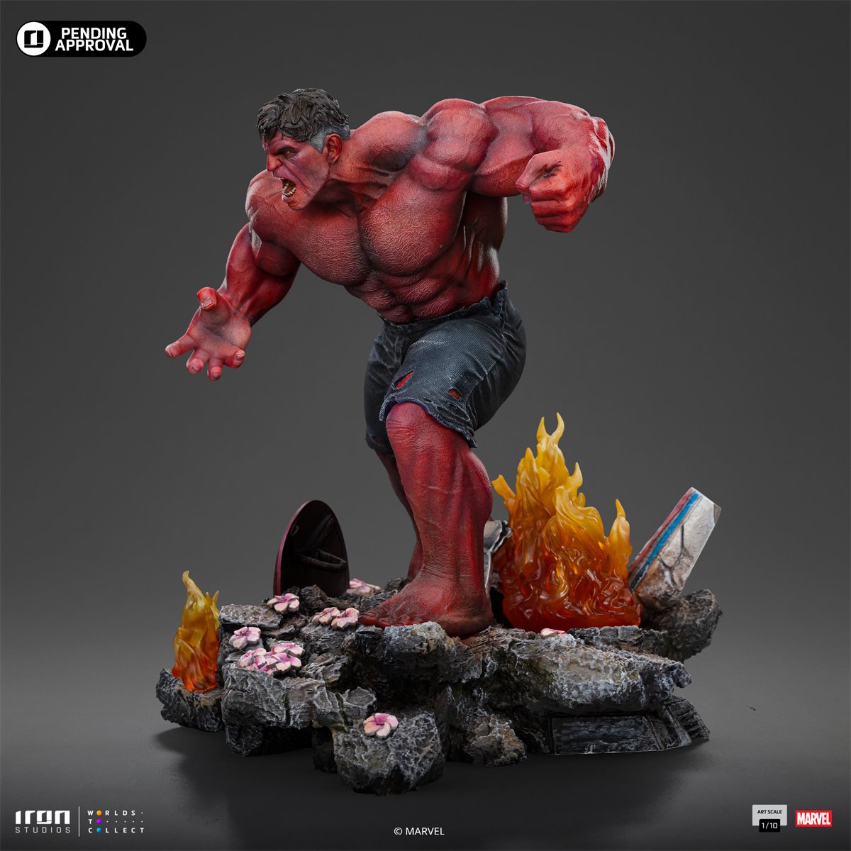 Captain America: Brave New World Red Hulk 1:10 Art Scale Limited Edition Statue
