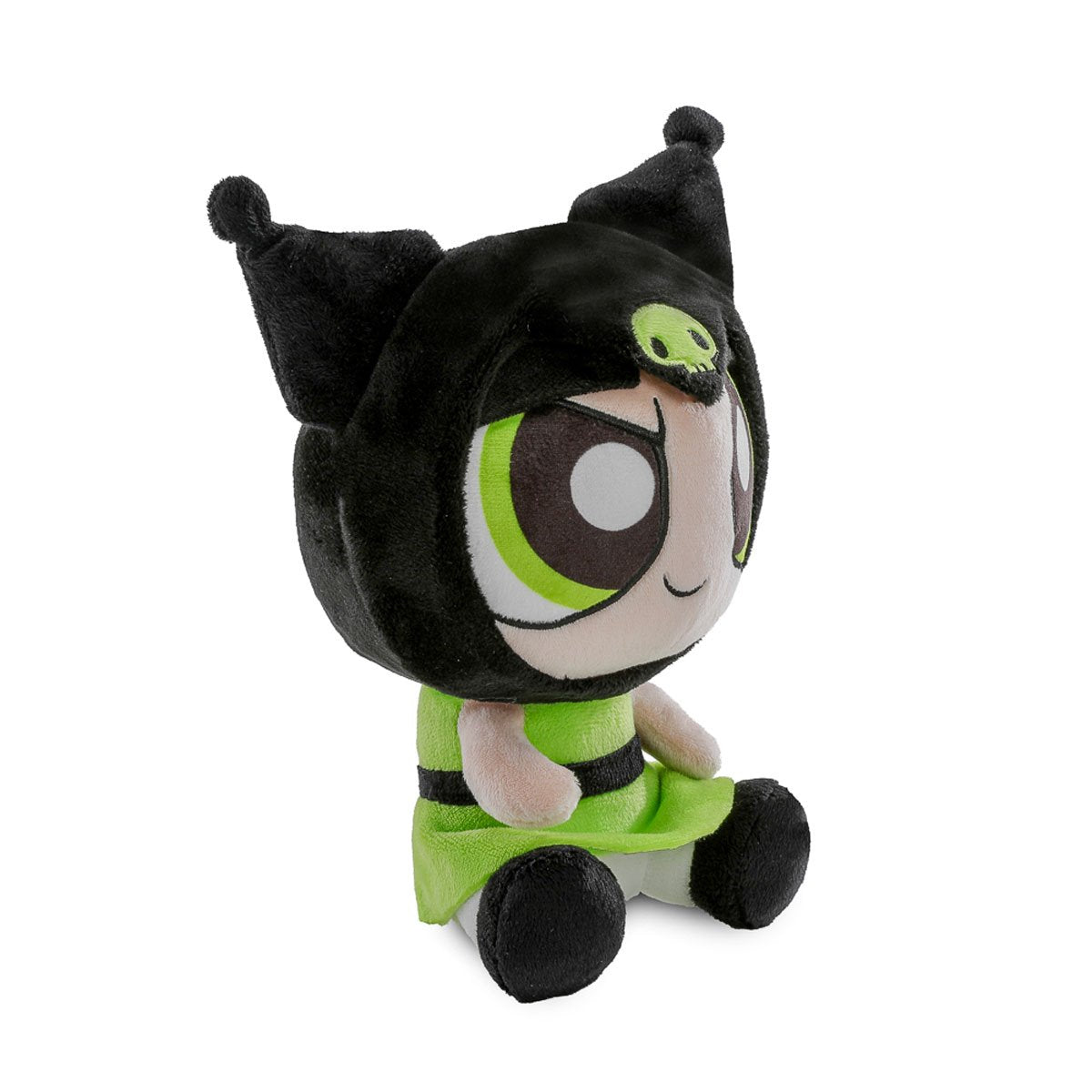 Hello Kitty and Friends x The Powerpuff Girls Buttercup as Kuromi Phunny Plush