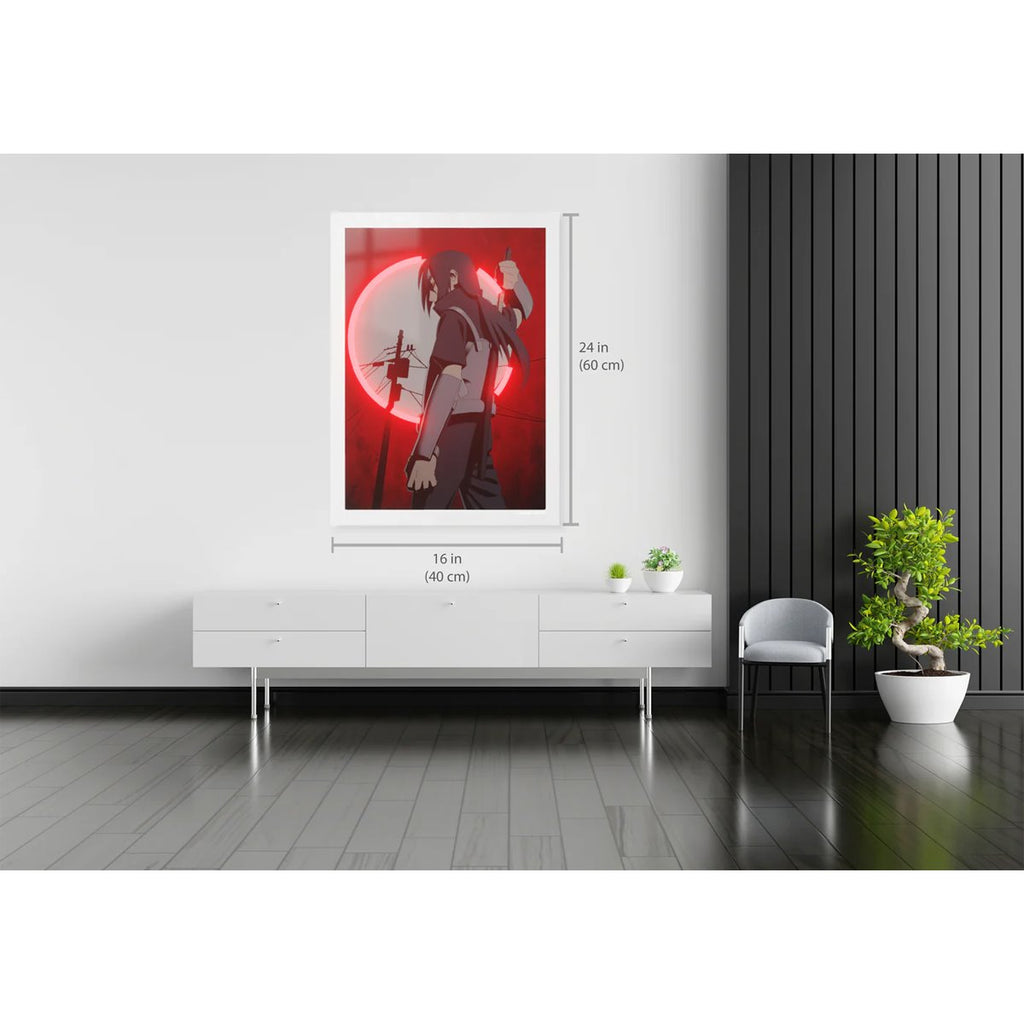 Naruto: Shippuden Itachi Moonlight LED Neon Poster