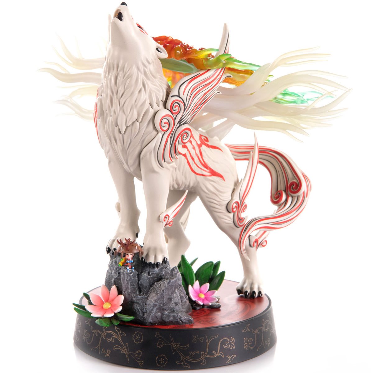 Okami: Shiranui 9-Inch Staute - Celestial Howl Pose